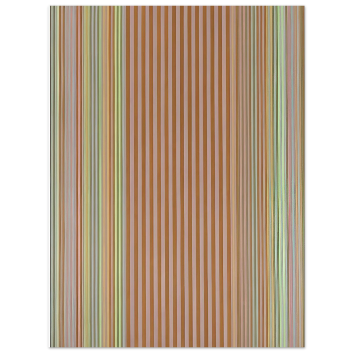 Gene Davis - Cannonball - 1969  75x100 cm / 30x40inches Fine Art Poster