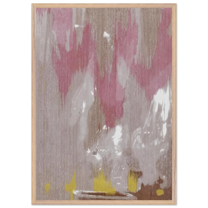 Helen Frankenthaler - Tales of Genji IV - 1998 Wall art - 20x25 cm / 8x10 inches - Premium Wooden Framed Poster With Fine Art Paper-canvas - White frame