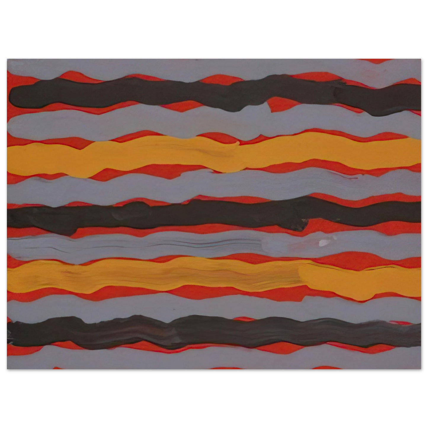 Clifford Possum Tjapaltjarri - Spear Dreaming - 2001  75x100 cm / 30x40inches Fine Art Poster