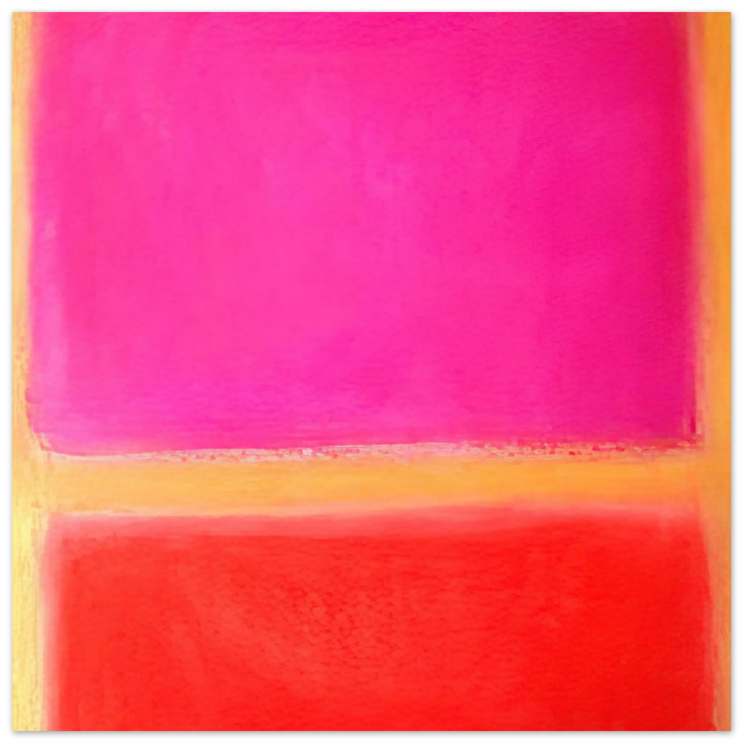 Helen Frankenthaler - Untitled - Color Field Painting Wall art - 20x25 cm / 8x10 inches - Premium Wooden Framed Poster With Fine Art Paper - Wood frame