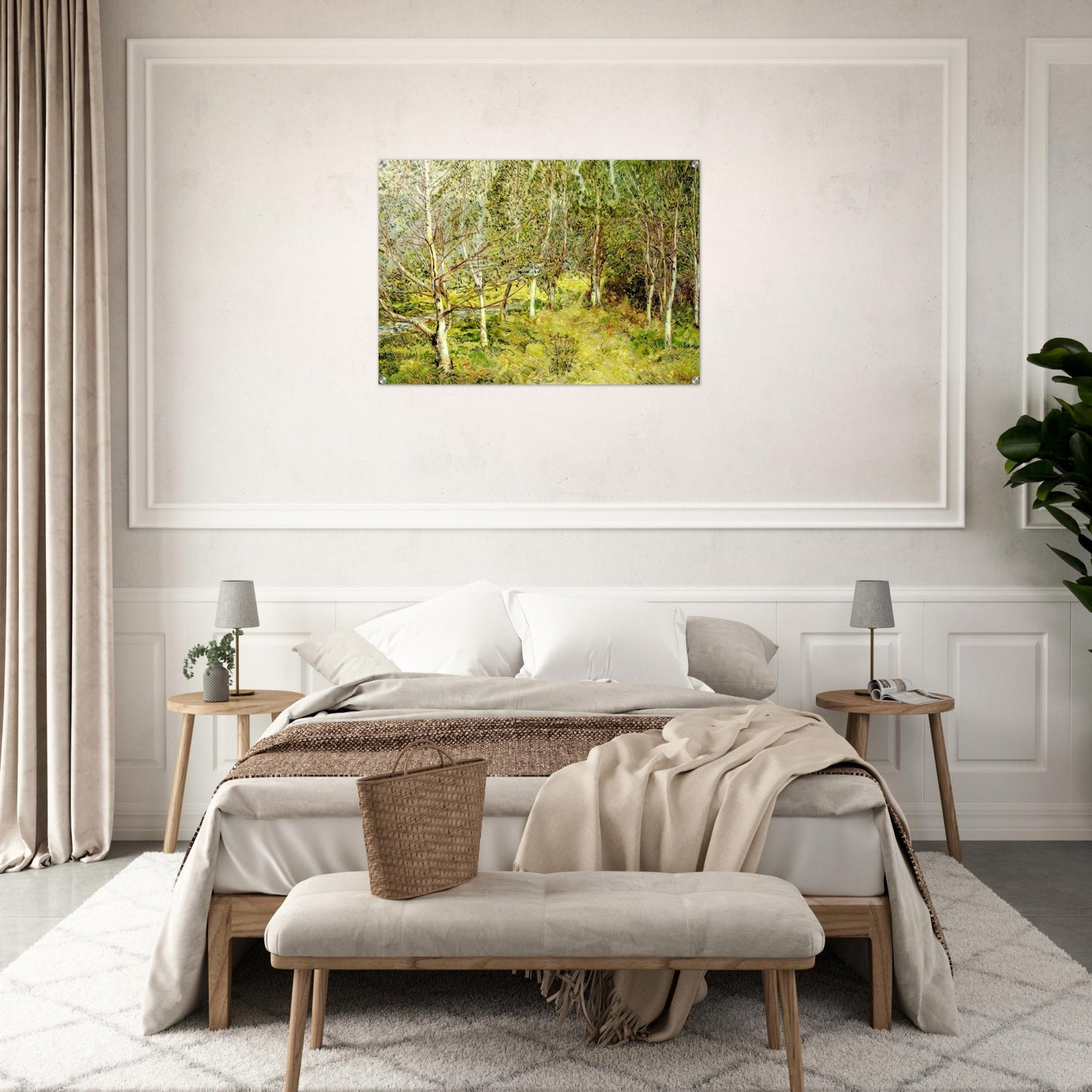 Spring Woods - Childe Hassam Acrylic Print - 70x100 cm / 28x40″ inches