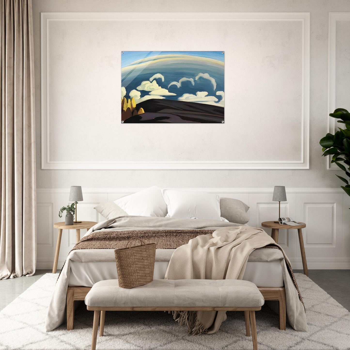 Aftermath of Storm - Lake Superior Sketch XXXIV - 1926 - Lawren Harris Acrylic Print - 70x100 cm / 28x40″ inches | Lawren Harris Wall Art | Lawren Harris Prints