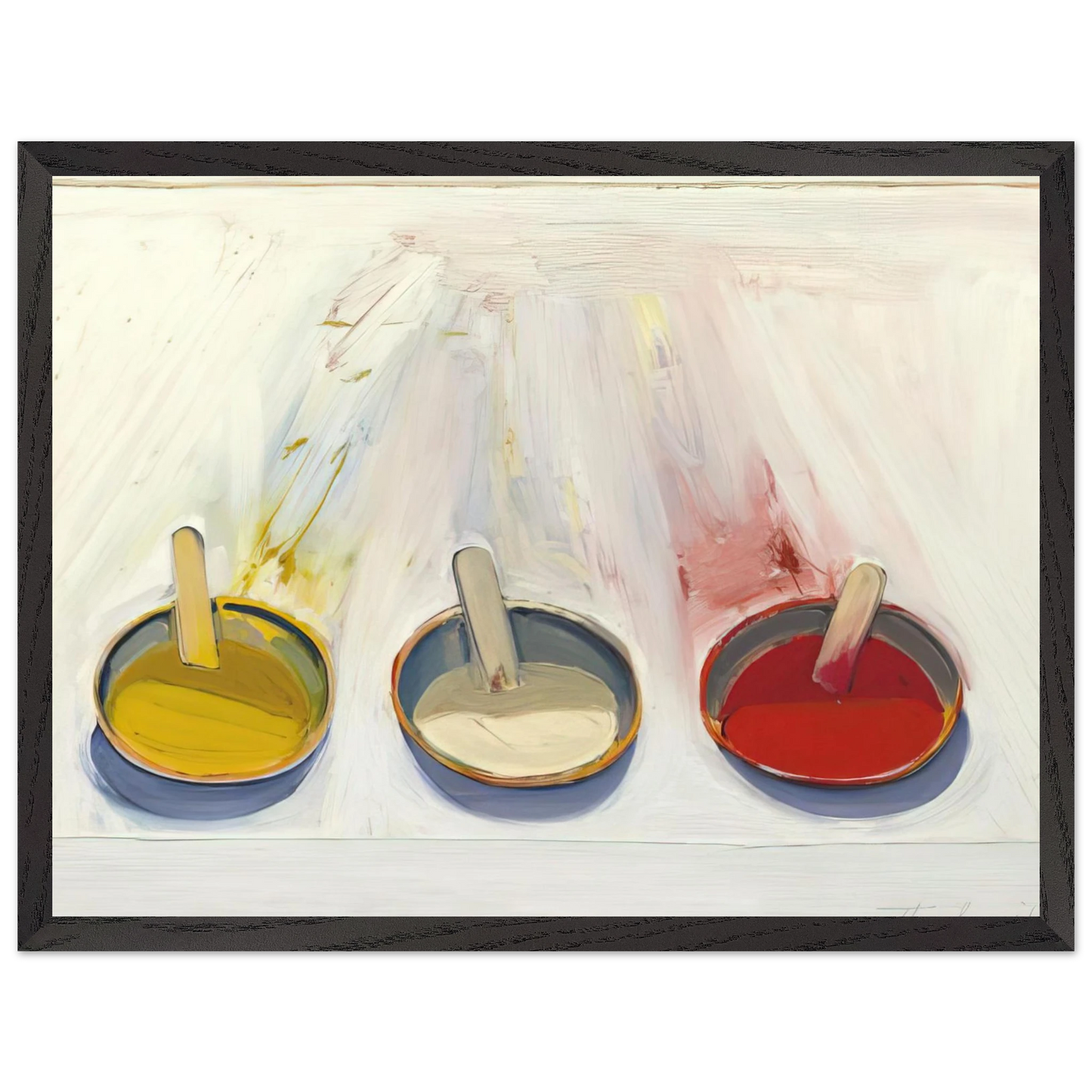 Wayne Thiebaud - Dressing Wells - 1961 Wall Art - 60x80 cm / 24x32 inches - Fine Art Poster - -