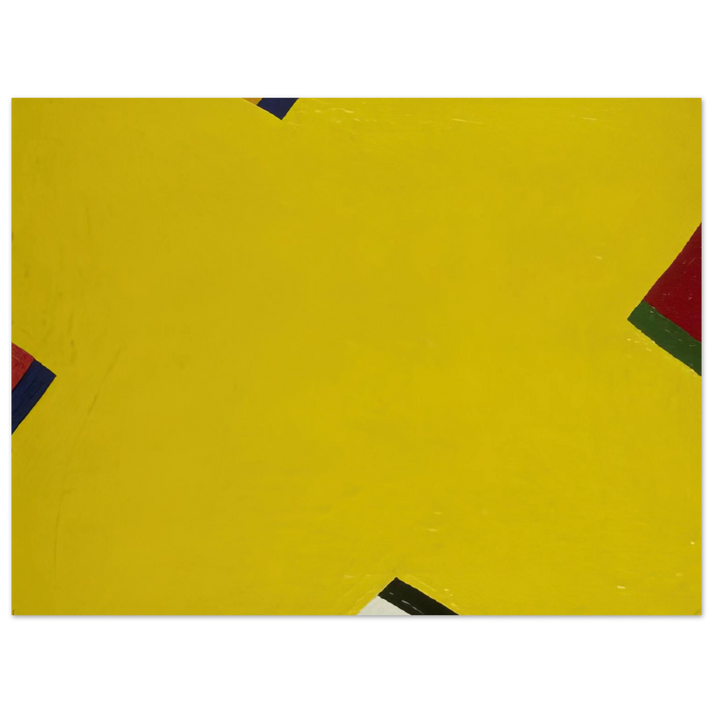 Al Held - Yellow  75x100 cm / 30x40inches Fine Art Poster