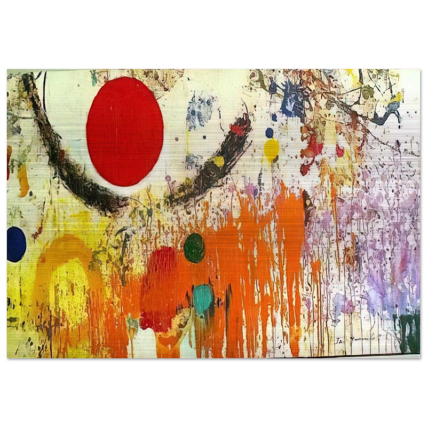 UNTITLED 1972 - Taro Yamamoto Brushed Aluminum Print - 70x100 cm / 28x40 inches | Taro Yamamoto Aluminum Print | Taro Yamamoto Prints