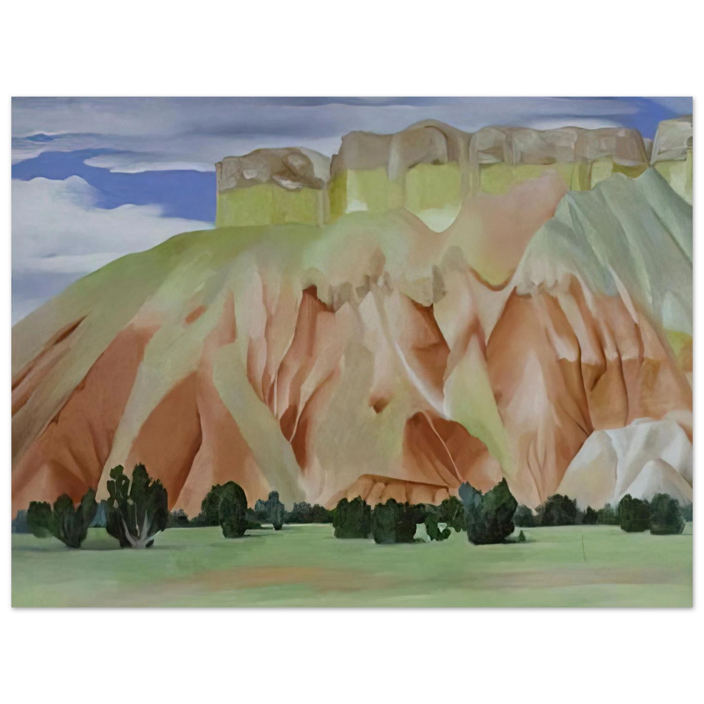 Georgia O'Keeffe - My Backyard Fine Art Poster