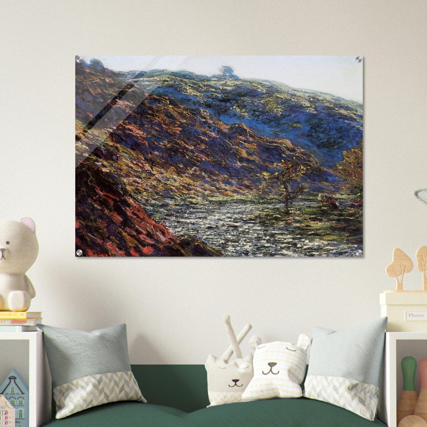 The Old Tree, Gorge of the Petite Creuse - claude monet Acrylic Print - 70x100 cm / 28x40″ inches