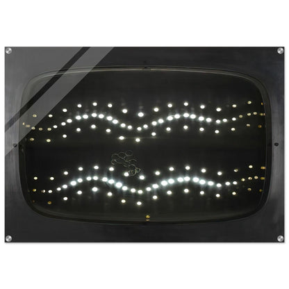 Televisor hidraulizado 1 - 1956 - Gyula Kosice Acrylic Print - 70x100 cm / 28x40″ inches