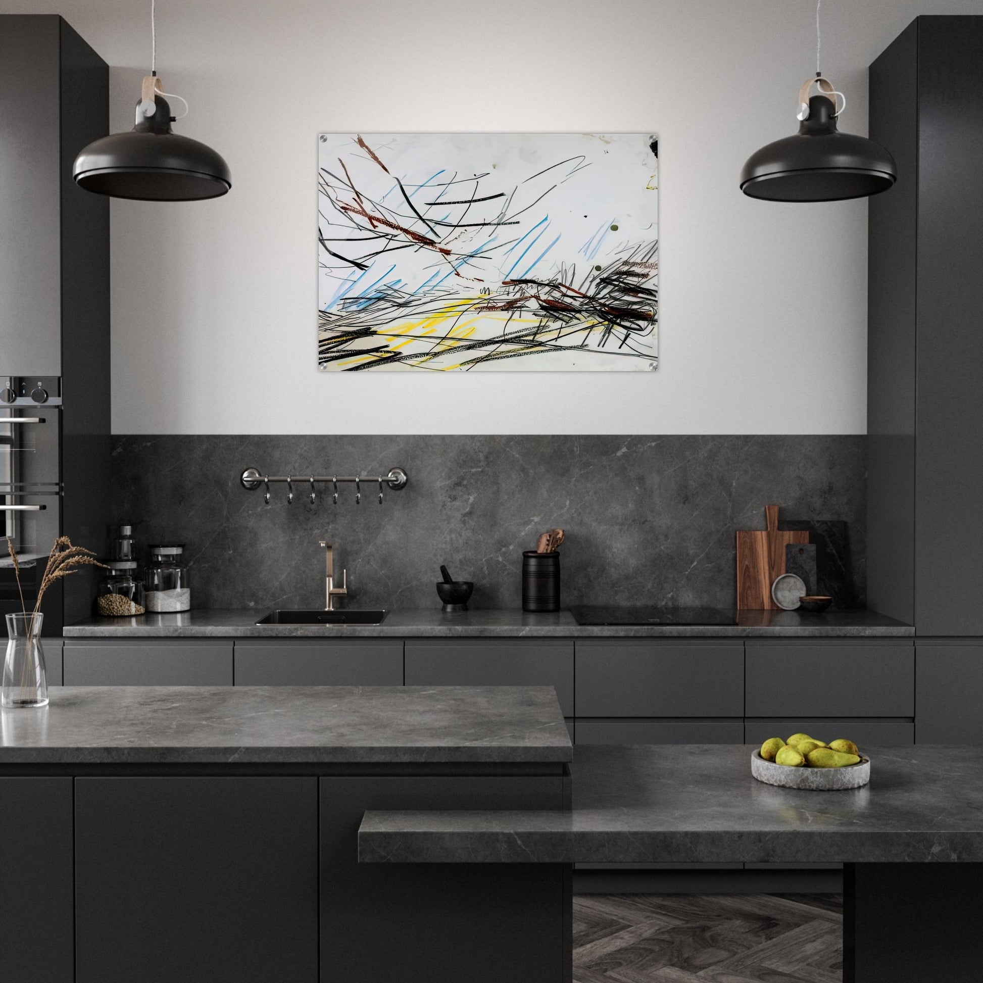 WORKING DRAWING FOR PRIMROSE HILL 1 - Frank Auerbach Acrylic Print - 70x100 cm / 28x40″ inches