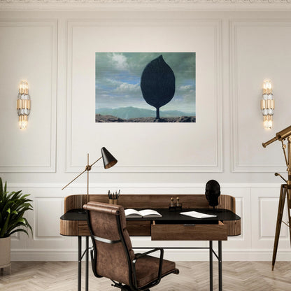 PLAIN OF AIR 1940 - Rene Magritte Brushed Aluminum Print - 70x100 cm / 28x40 inches | Rene Magritte Aluminum Print | Rene Magritte Prints