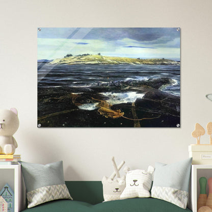 LITTLE CALDWELLS ISLAND - Andrew Wyeth Acrylic Print - 70x100 cm / 28x40″ inches | Andrew Wyeth Wall Art | Andrew Wyeth Prints