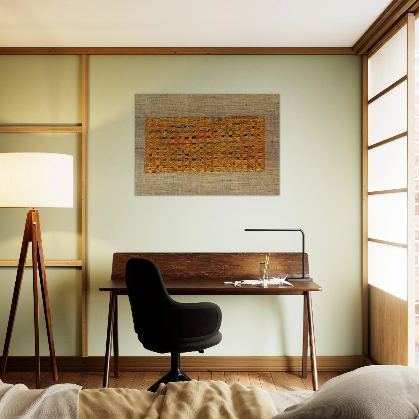 SUNNY 1965 - Anni Albers Brushed Aluminum Print - 70x100 cm / 28x40 inches | Anni Albers Aluminum Print | Anni Albers Prints