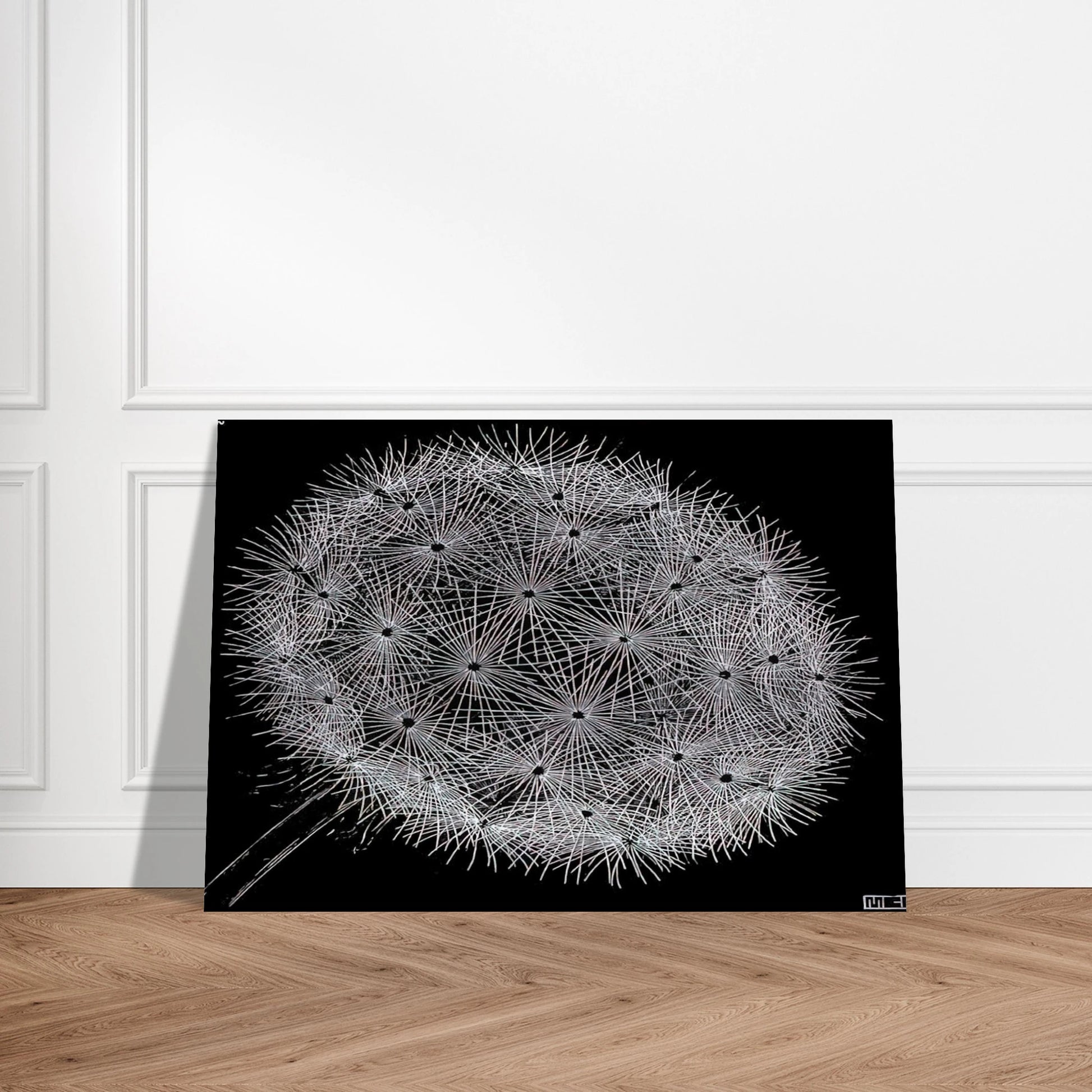 BLOWBALL II - MC Escher Brushed Aluminum Print - 70x100 cm / 28x40 inches | MC Escher Aluminum Print | MC Escher Prints | Maurits Cornelis Escher Prints