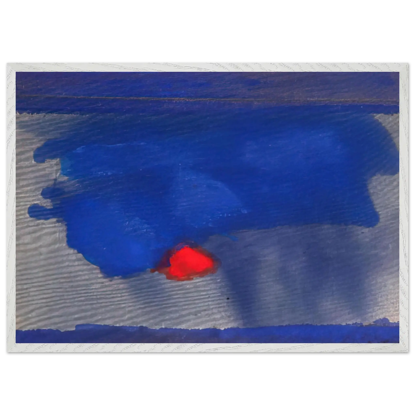 Helen Frankenthaler - Provincetown - 1964 Wall art - 50x70 cm / 20x28 Inches - Premium Wooden Framed Poster With Fine Art Paper - Black frame