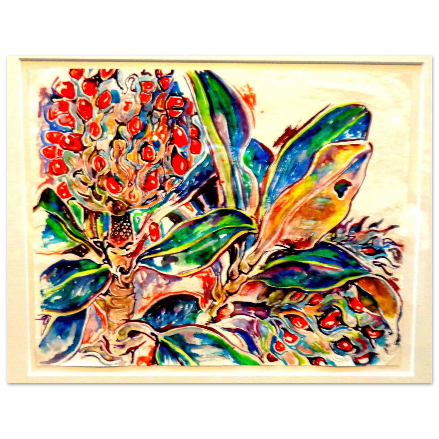 Walter Inglis Anderson - Walter Anderson Wall art - 70x100 cm / 28x40 inches - Premium Wooden Framed Poster With Fine Art Paper-canvas - White frame