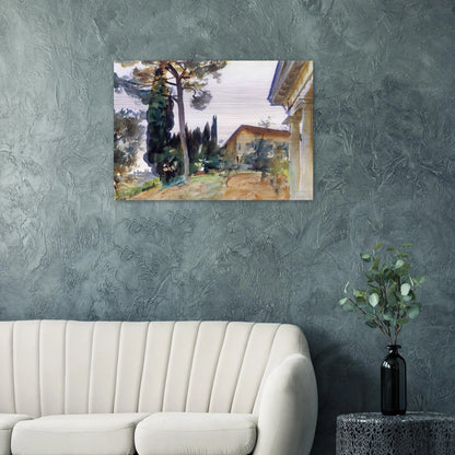 Corfu - John Singer Sargent Brushed Aluminum Print - 70x100 cm / 28x40 inches | John Singer Sargent Aluminum Print | John Singer Sargent Prints
