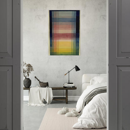 ARCHITECTURE OF THE PLAIN 1923 - Paul Klee Brushed Aluminum Print - 70x100 cm / 28x40 inches | Paul Klee Aluminum Print | Paul Klee Prints
