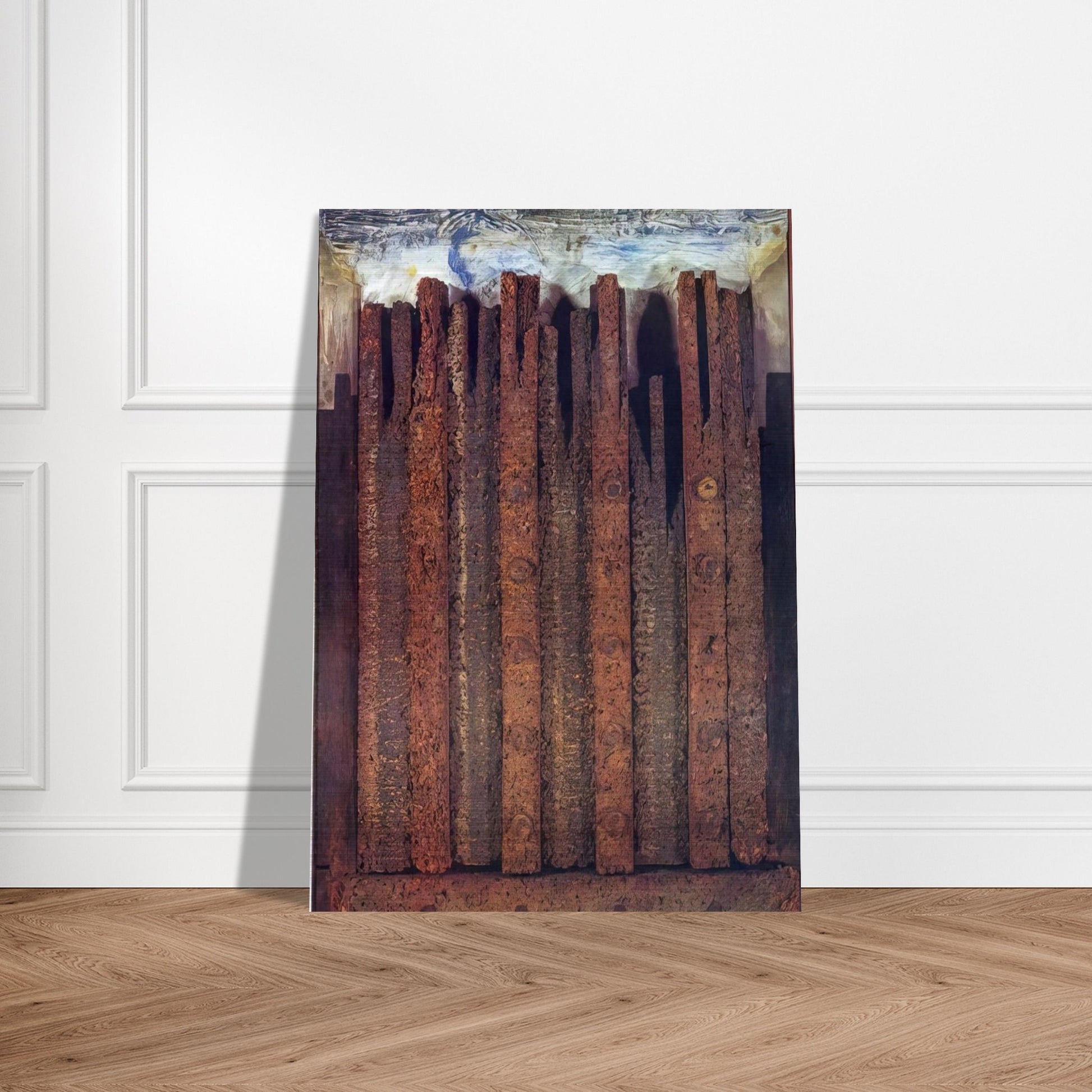 Dadaville - Max Ernst Brushed Aluminum Print - 70x100 cm / 28x40 inches | Max Ernst Aluminum Print | Max Ernst Prints