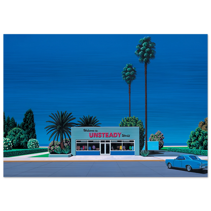 Unsteady World - Hiroshi Nagai Brushed Aluminum Print - 70x100 cm / 28x40 inches | Hiroshi Nagai Aluminum Print | Hiroshi Nagai Prints