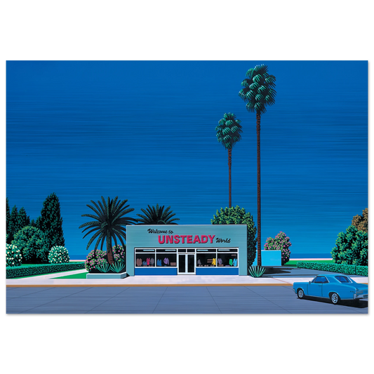 Unsteady World - Hiroshi Nagai Brushed Aluminum Print - 70x100 cm / 28x40 inches | Hiroshi Nagai Aluminum Print | Hiroshi Nagai Prints