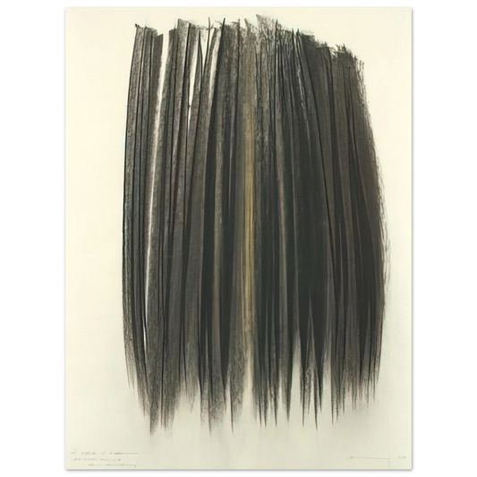 Hans Hartung - Untitled - 1960  75x100 cm / 30x40inches Fine Art Poster