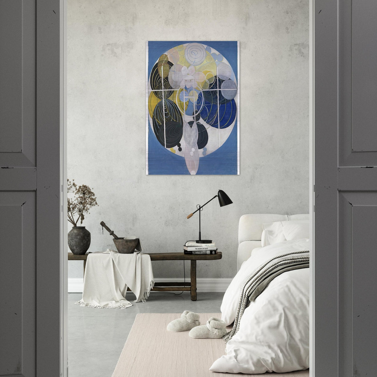 THE LARGE FIGURE PAINTINGS NR 5 1907 - Hilma af Klint Brushed Aluminum Print - 70x100 cm / 28x40 inches | Hilma af Klint Aluminum Print | Hilma af Klint Prints