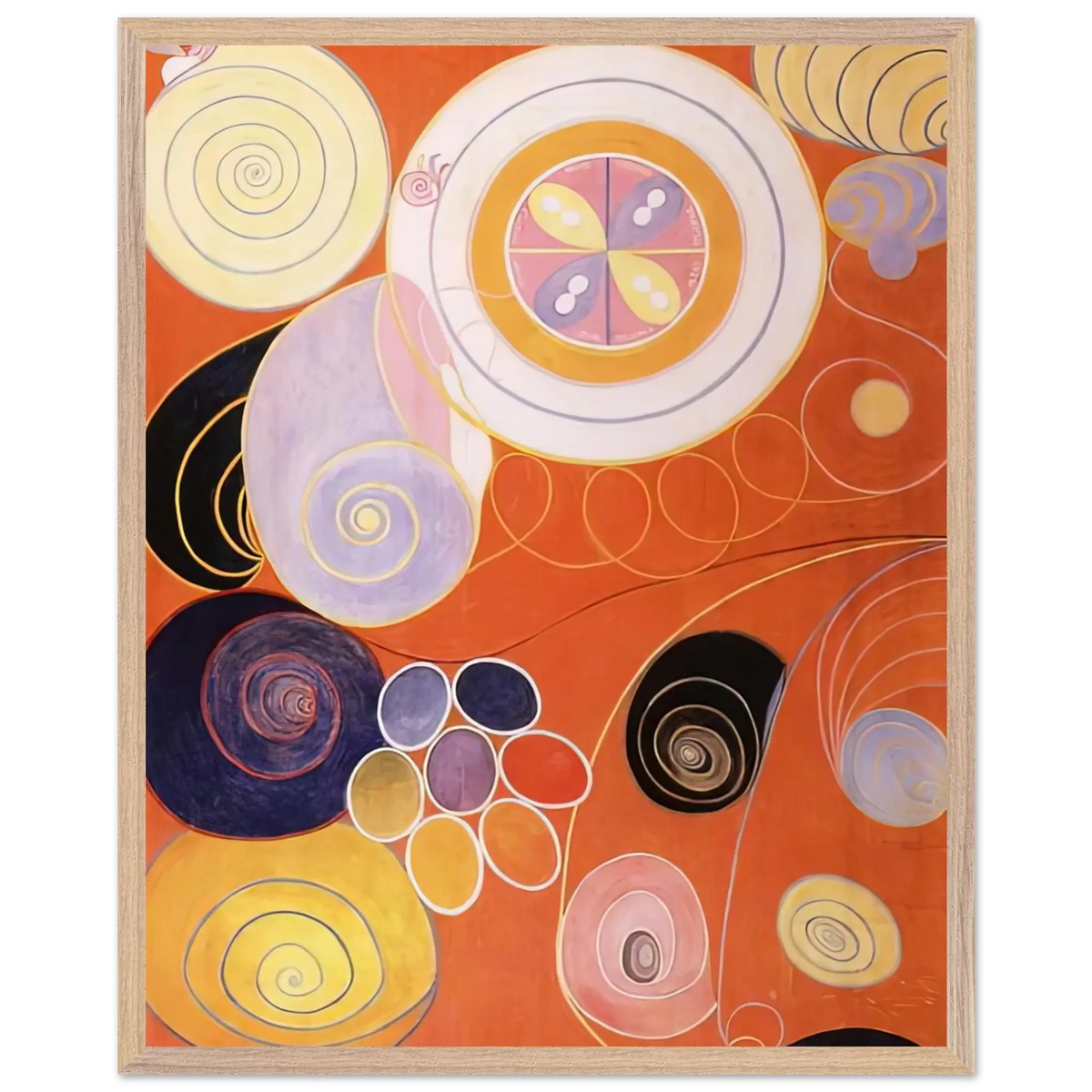 Hilma af Klint - THEY TENS MAINSTAY IV 1907 Wall art - 30x40 cm / 12x16 inches - Fine Art Poster - -