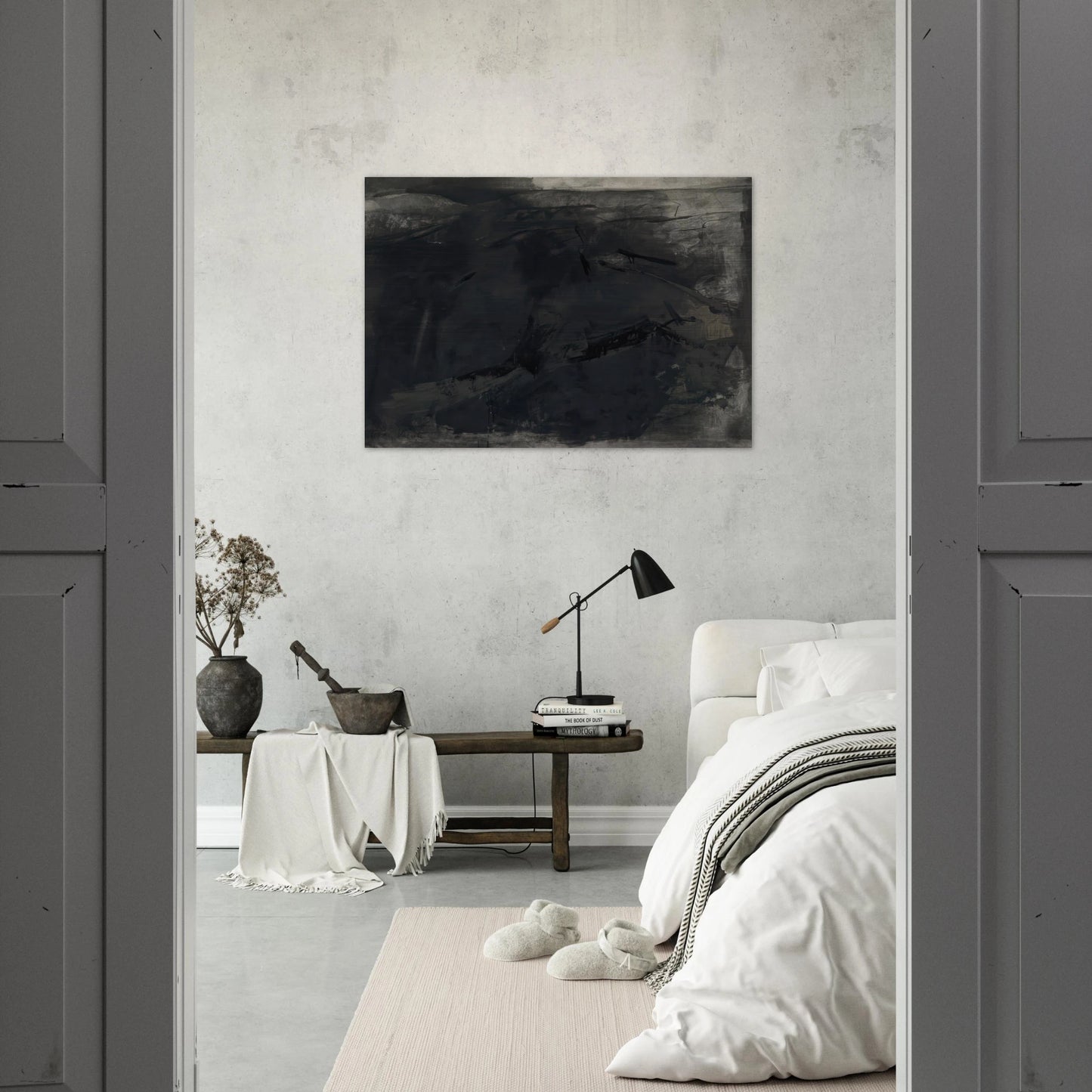 FARAWAY 1970 - Esteban Vicente Brushed Aluminum Print - 70x100 cm / 28x40 inches | Esteban Vicente Aluminum Print | Esteban Vicente Prints
