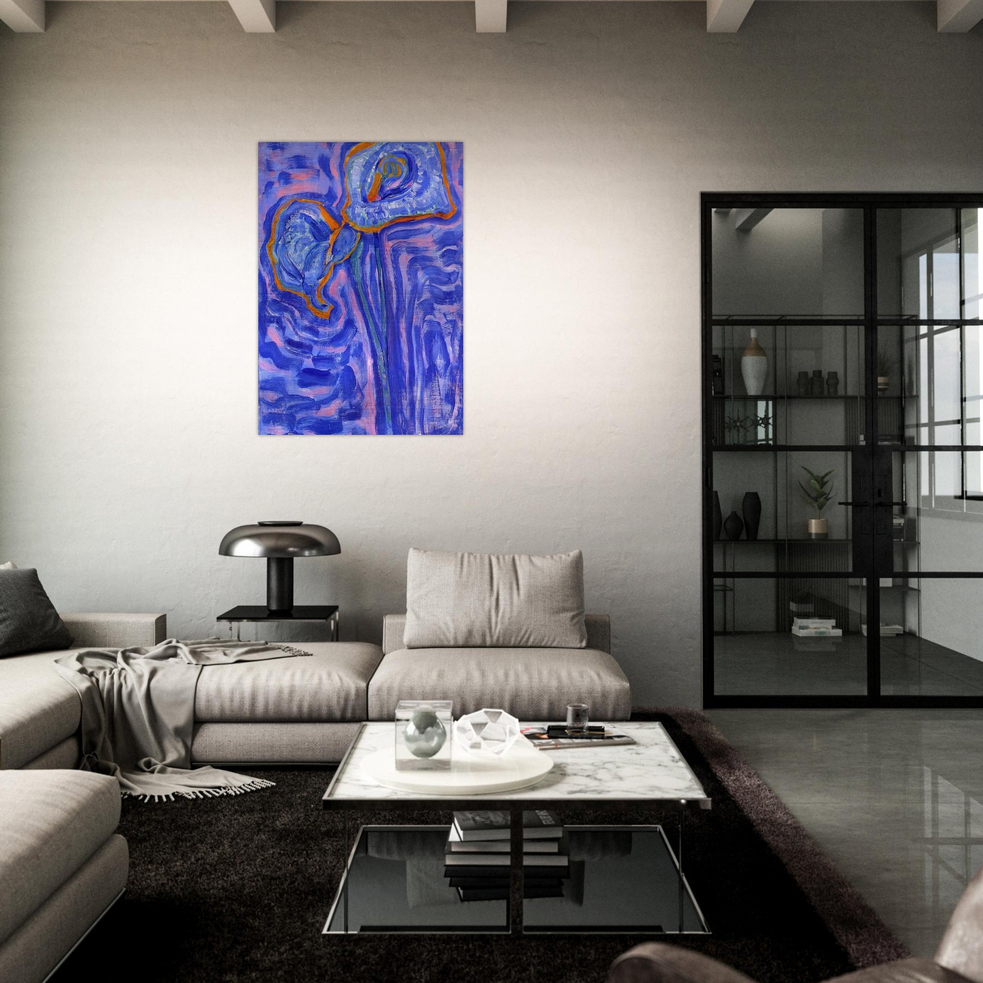 Sun - Piet Mondrian Brushed Aluminum Print - 70x100 cm / 28x40 inches | Piet Mondrian Aluminum Print | Piet Mondrian Prints