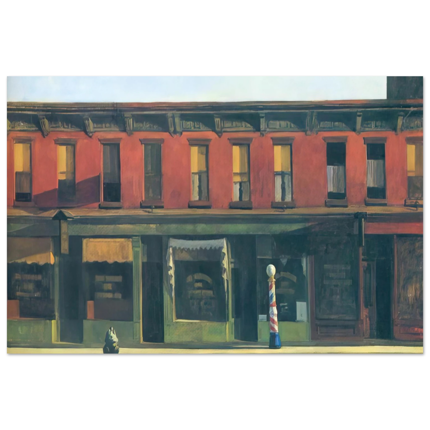 Edward Hopper - Early Sunday Morning Fine Art Poster