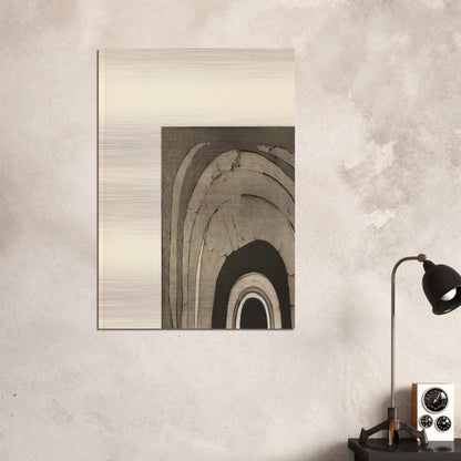 ETCHING ONE 1967 - Lee Bontecou Brushed Aluminum Print - 70x100 cm / 28x40 inches | Lee Bontecou Aluminum Print | Lee Bontecou Prints