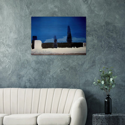 Fiesole - 1953 - Nicolas de Stael Brushed Aluminum Print - 70x100 cm / 28x40 inches | Nicolas de Stael Aluminum Print | Nicolas de Stael Prints