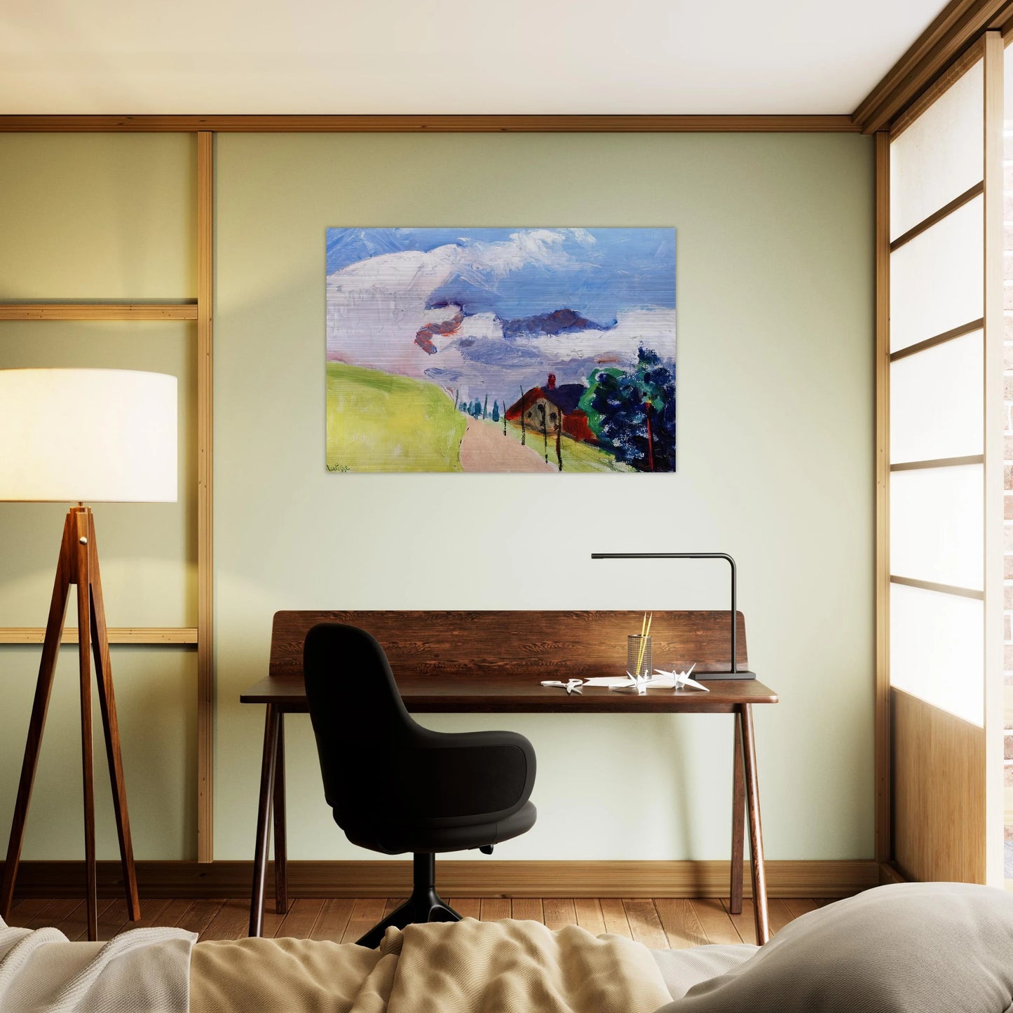 SWISS LANDSCAPE 1901 - Henri Matisse Brushed Aluminum Print - 70x100 cm / 28x40 inches | Henri Matisse Aluminum Print | Henri Matisse Prints