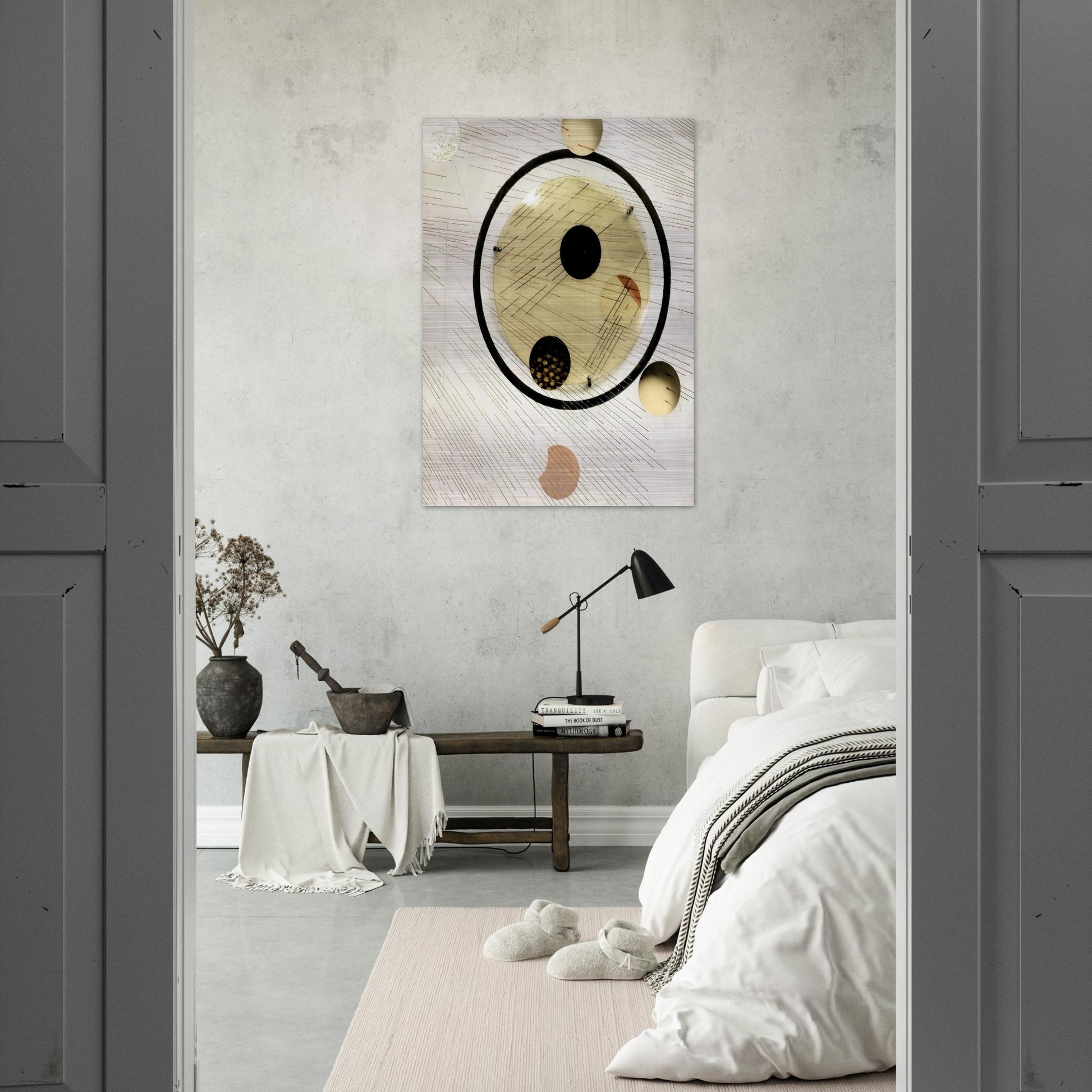Space Modulator Experiment, Aluminum 5 - Laszlo Moholy-Nagy Brushed Aluminum Print - 70x100 cm / 28x40 inches | Laszlo Moholy-Nagy Aluminum Print | Laszlo Moholy-Nagy Prints