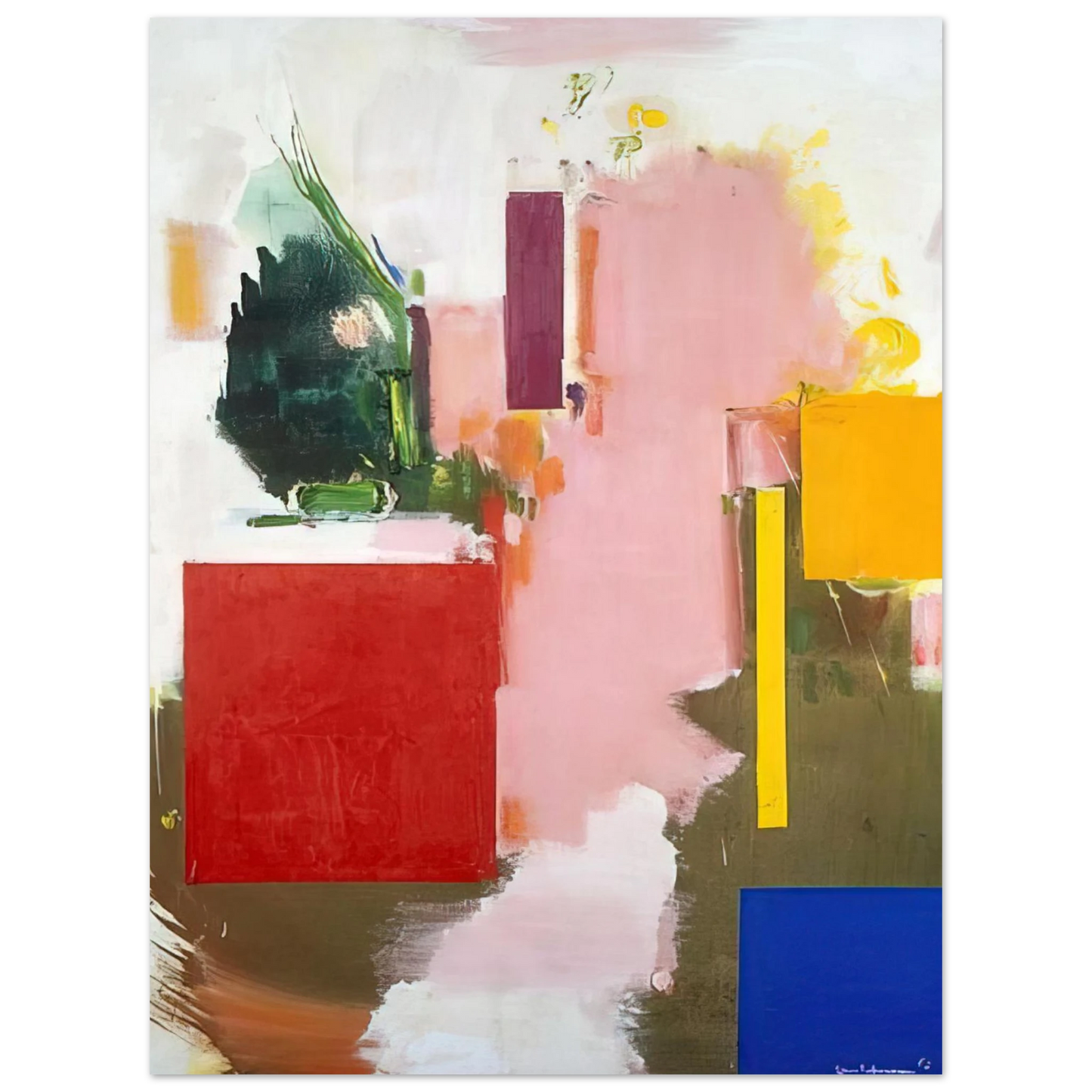 Hans Hofmann - Summer 1965  75x100 cm / 30x40inches Fine Art Poster