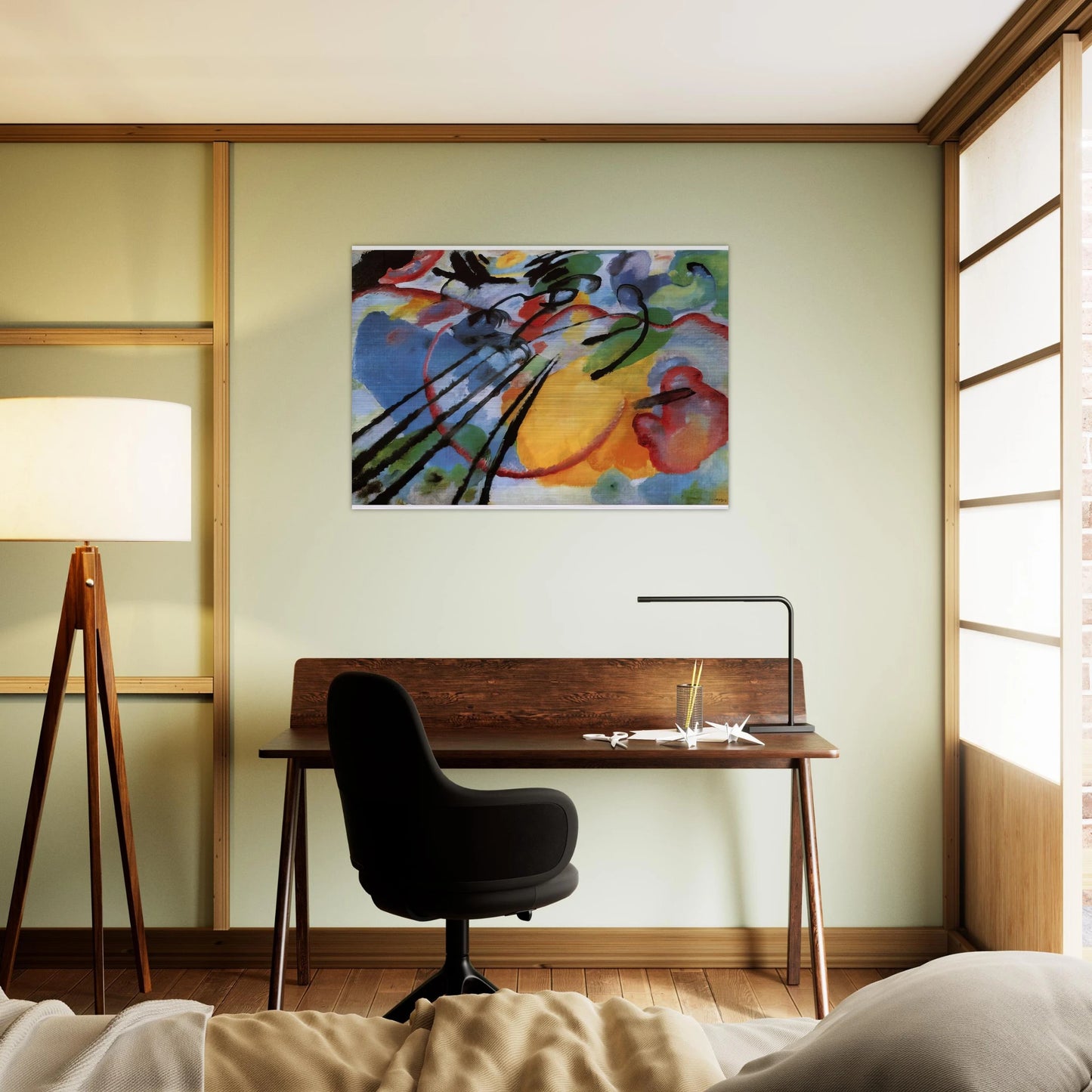 IMPROVISATION 26 ROWING 1912 - Wassily Kandinsky Brushed Aluminum Print - 70x100 cm / 28x40 inches | Wassily Kandinsky Aluminum Print | Wassily Kandinsky Prints