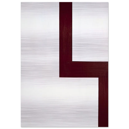 Acracropolis - Al Held Brushed Aluminum Print - 70x100 cm / 28x40 inches | Al Held Aluminum Print | Al Held Prints