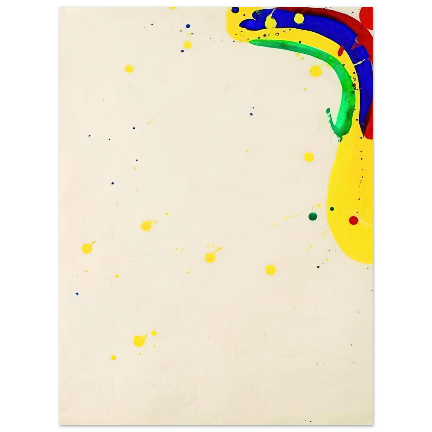 Sam Francis - Untitled  SF64-062   75x100 cm / 30x40inches Fine Art Poster