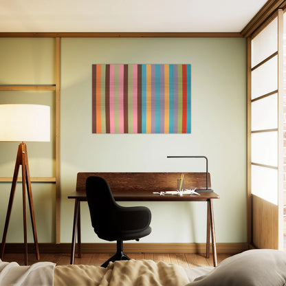 Boudoir Painting - 1965 - Gene Davis Brushed Aluminum Print - 70x100 cm / 28x40 inches | Gene Davis Aluminum Print | Gene Davis Prints