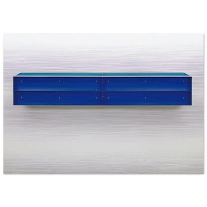 Untitled - 1989 - Donald Judd Brushed Aluminum Print - 70x100 cm / 28x40 inches | Donald Judd Aluminum Print | Donald Judd Prints