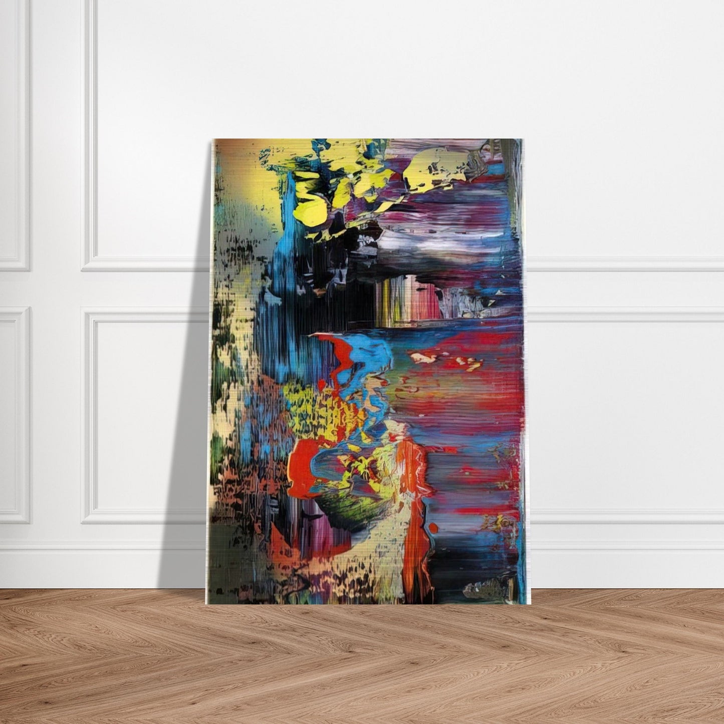 ABSTRACT PICTURE 1 - Gerhard Richter Brushed Aluminum Print - 70x100 cm / 28x40 inches | Gerhard Richter Aluminum Print | Gerhard Richter Prints