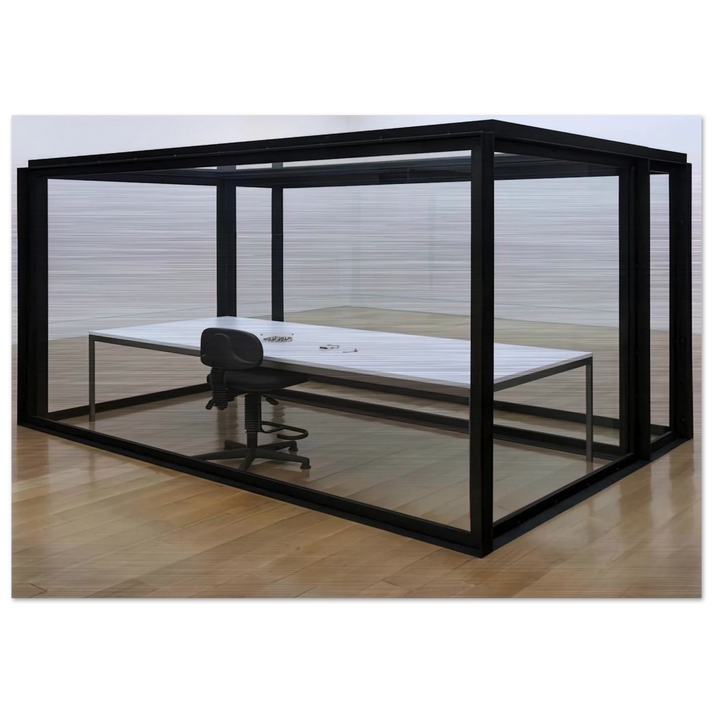 THE ACQUIRED INABILITY TO ESCAPE 1991 - Damien Hirst Brushed Aluminum Print - 70x100 cm / 28x40 inches | Damien Hirst Aluminum Print | Damien Hirst Prints