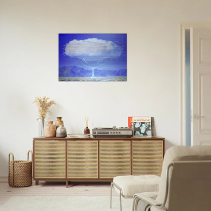 THE HEARTSTRINGS 1960 - Rene Magritte Brushed Aluminum Print - 70x100 cm / 28x40 inches | Rene Magritte Aluminum Print | Rene Magritte Prints