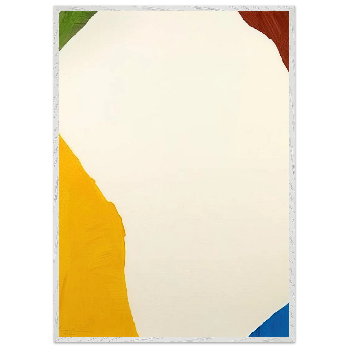 Helen Frankenthaler - Wind Directions - 1970 Wall art - 50x70 cm / 20x28 inches - Premium Wooden Framed Poster With Fine Art Paper-canvas - Black frame