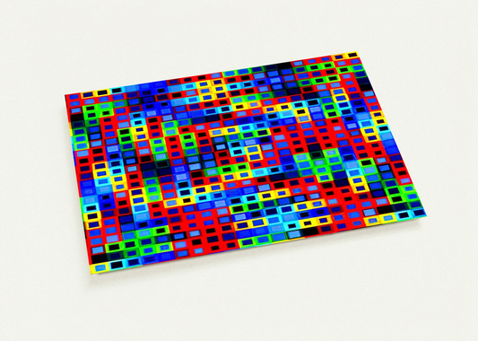 Orion-K - 1972 By Victor Vasarely Pack of 10 Post Cards | Victor Vasarely Post Cards | A6 (10.5 x 14.8 cm) - 4.1 x 5.8 inches