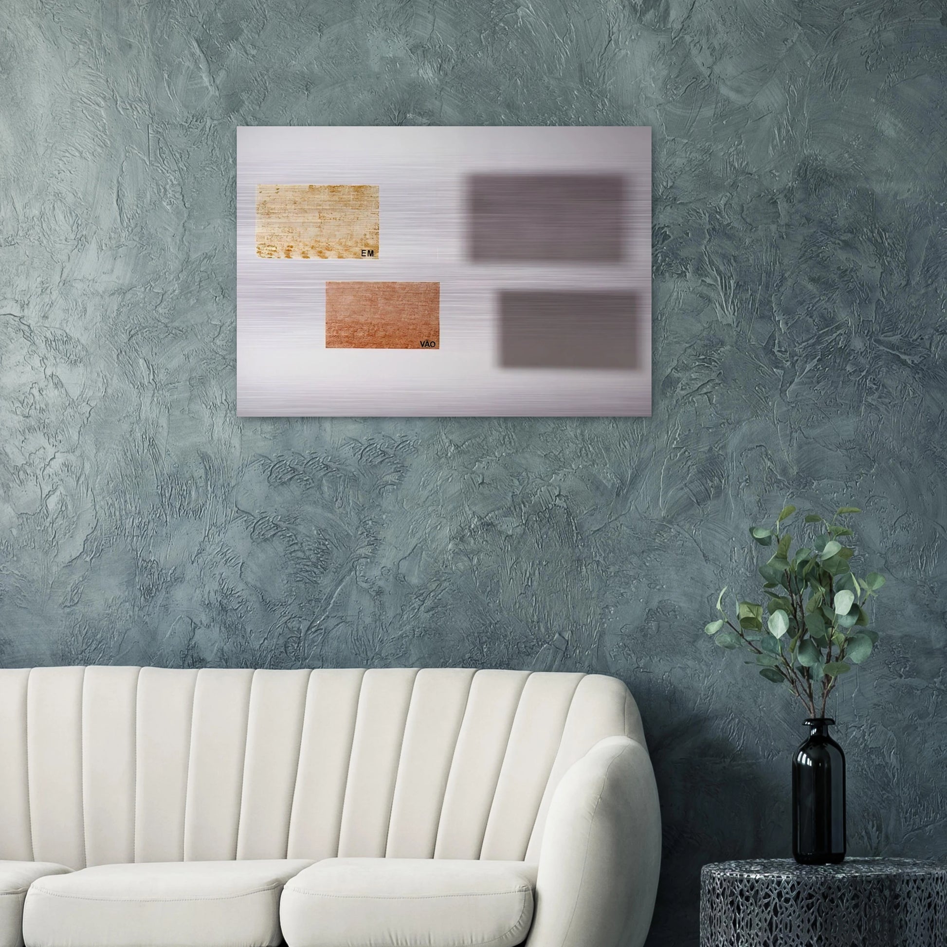 Poems of Light. In vain - 1957 - Lygia Pape Brushed Aluminum Print - 70x100 cm / 28x40 inches | Lygia Pape Aluminum Print | Lygia Pape Prints