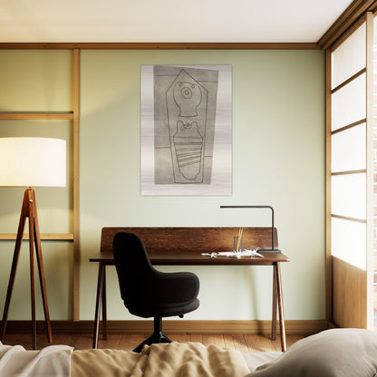 Turkish form - 1967 - Ben Nicholson Brushed Aluminum Print - 70x100 cm / 28x40 inches | Ben Nicholson Aluminum Print | Ben Nicholson Prints