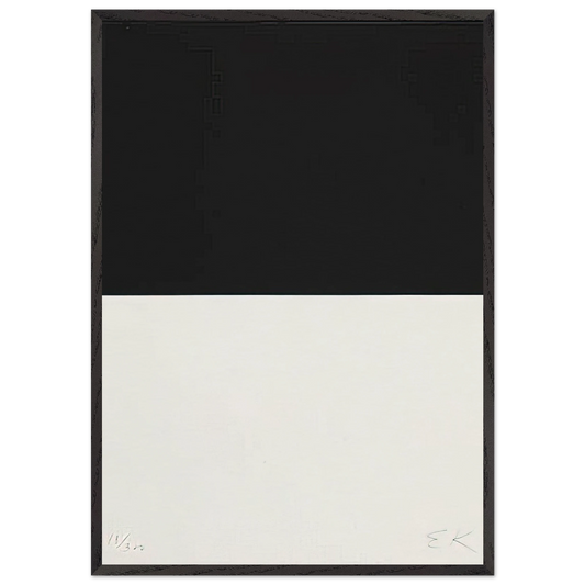 Untitled N5 - Ellsworth Kelly 70x100 cm / 28x40 inches Framed Art Print – Black Wooden Frame