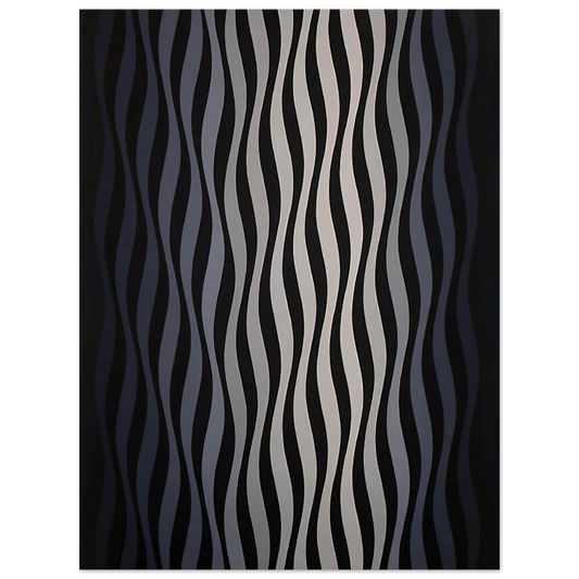 Bridget Riley - DRIFT 2 1966  75x100 cm / 30x40inches Fine Art Poster