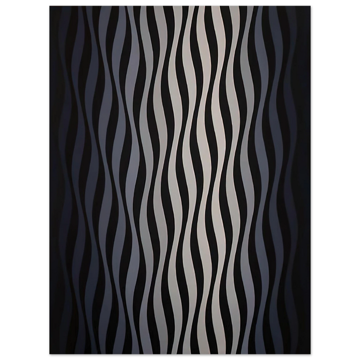 Bridget Riley - DRIFT 2 1966  75x100 cm / 30x40inches Fine Art Poster